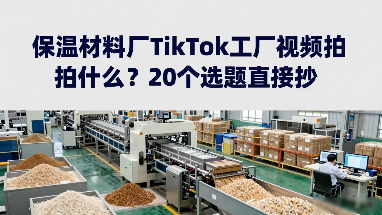 厂房保温材料的选择_保温材料厂家考察哪些内容_保温材料厂TikTok工厂展示视频选题