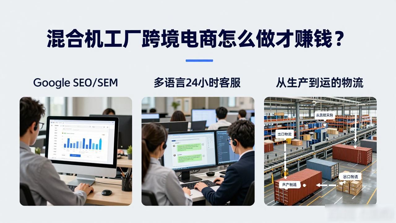 跨境电商合作_跨境电商商机_混合机工厂跨境电商怎么做