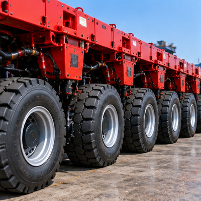 8-Axle-Line Self-Propelled Modular Transporter