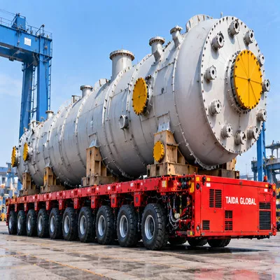 8-Axle-Line Self-Propelled Modular Transporter