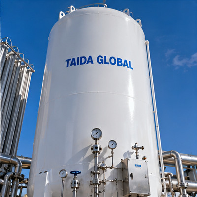 5 m³ Vertical Vacuum-Insulated Liquid Oxygen Storage Tank