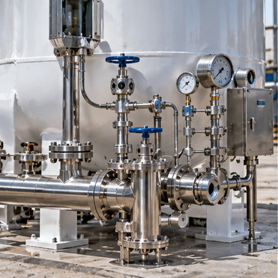 5 m³ Vertical Vacuum-Insulated Liquid Oxygen Storage Tank