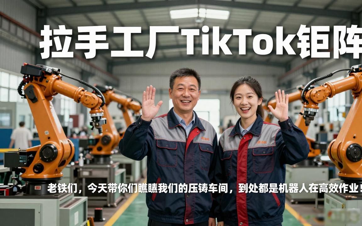 拉手工厂TikTok内容矩阵怎么做外贸