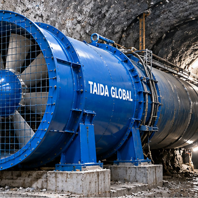 Single Stage Auxiliary Mine Fan