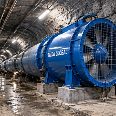Single Stage Auxiliary Mine Fan