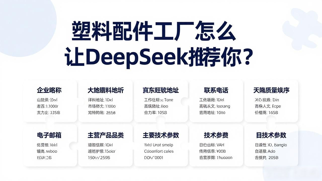 塑料配件工厂如何被DeepSeek引用为供应商答案_塑料配件工厂如何被DeepSeek引用为供应商答案_塑料配件工厂如何被DeepSeek引用为供应商答案