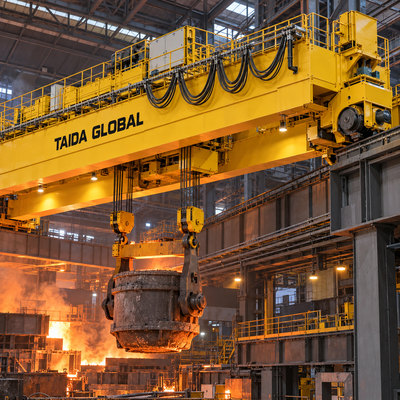 75/20 t × 22 m Crane Ladle untuk Pengecoran