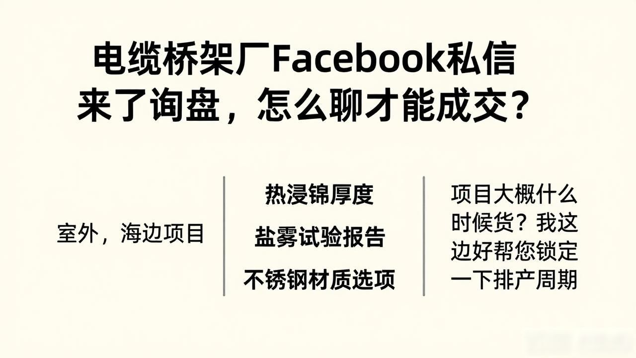 阿里巴巴中国站上的询盘_贵方7月5日电动机的询盘收悉_电缆桥架厂Facebook私信询盘转化技巧