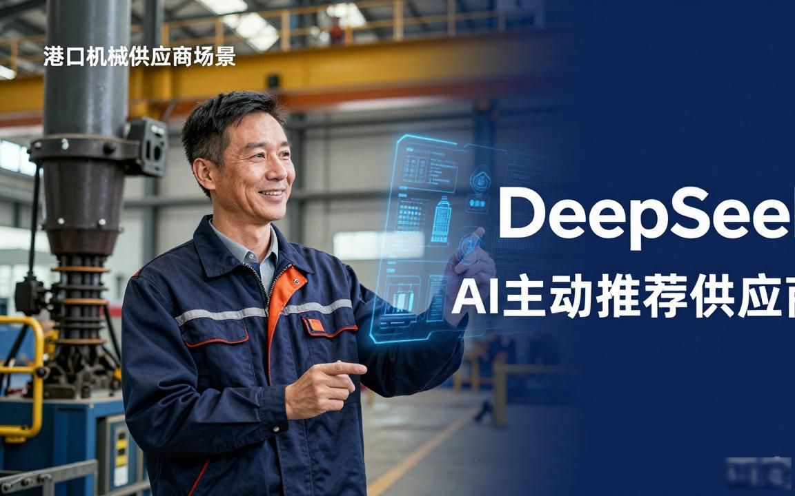 港口机械工厂如何被DeepSeek引用为供应商答案