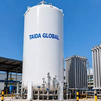 20 m³ Vertical Liquid Argon Cryogenic Storage Tank