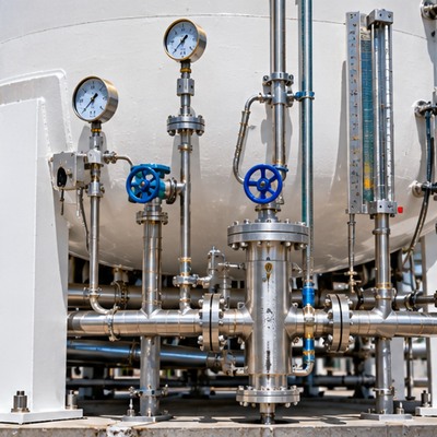 20 m³ Vertical Liquid Argon Cryogenic Storage Tank