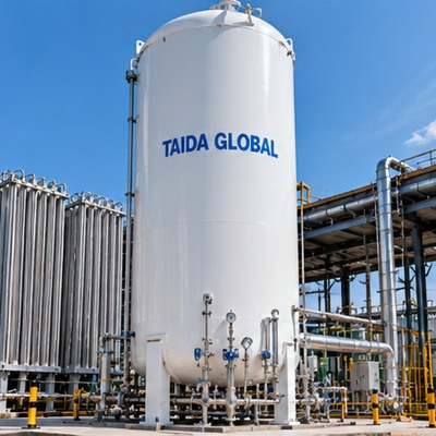 20 m³ Vertical Liquid Argon Cryogenic Storage Tank