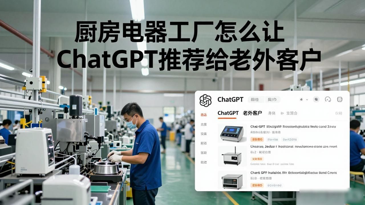 海外电器分销_厨房电器工厂如何被ChatGPT推荐给海外客户_国外厨电十大品牌