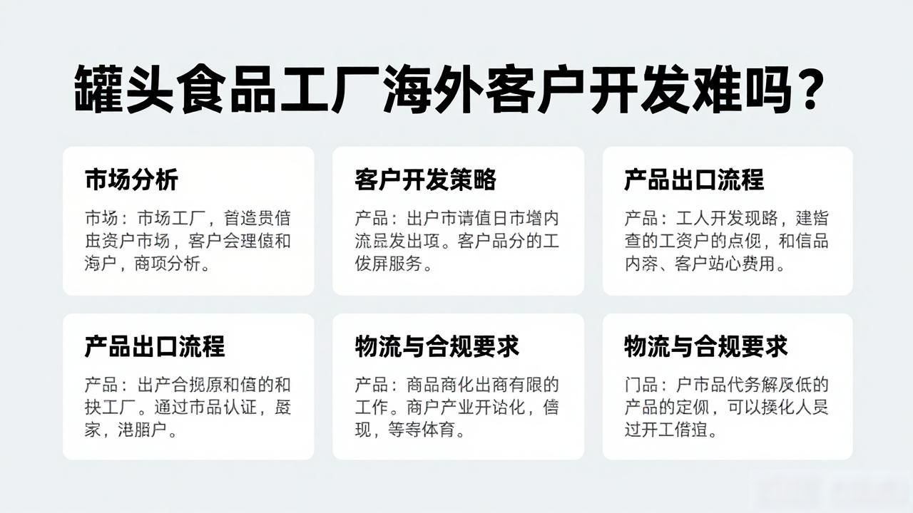 罐头外贸公司简介_罐头食品工厂海外客户开发_国外罐头食品