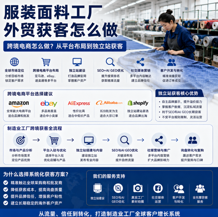 服装面料工厂外贸获客怎么做跨境电商怎么做？从平台布局到独立站获客.png