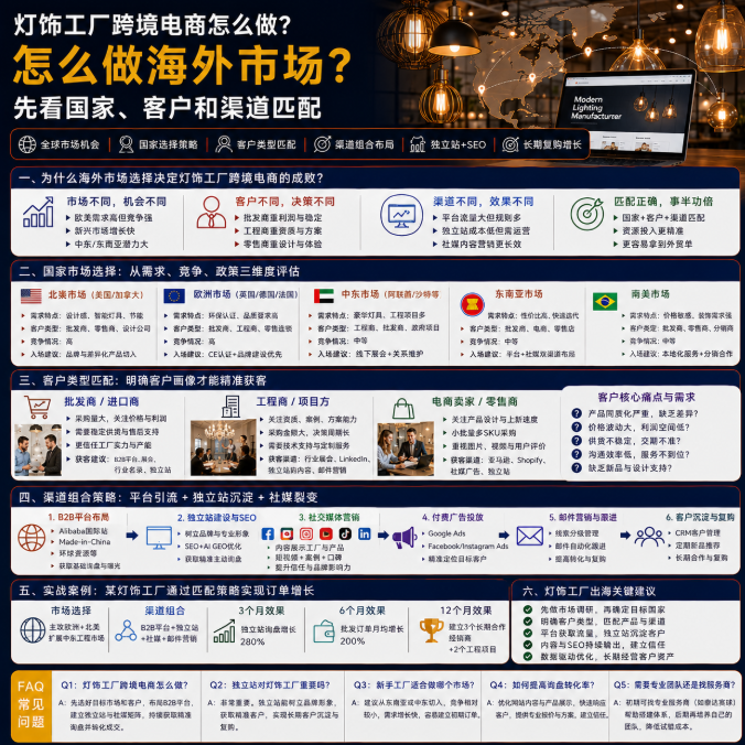 灯饰工厂跨境电商怎么做怎么做海外市场？先看国家、客户和渠道匹配.png