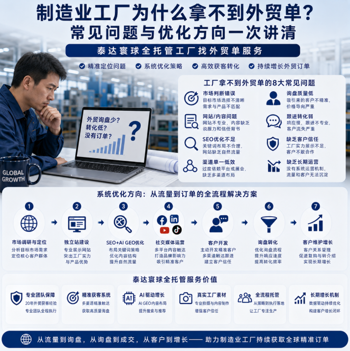泰达寰球全托管工厂找外贸单为什么拿不到外贸单？常见问题与优化方向.png