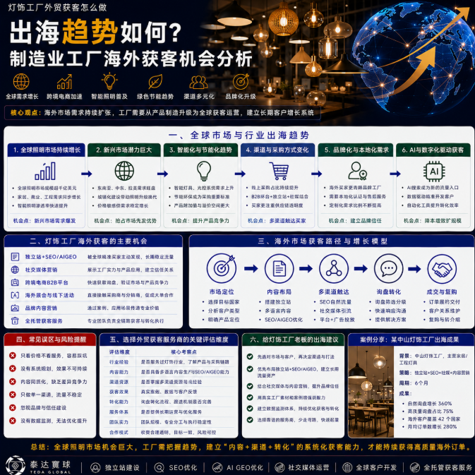 灯饰工厂外贸获客怎么做出海趋势如何？制造业工厂海外获客机会分析.png