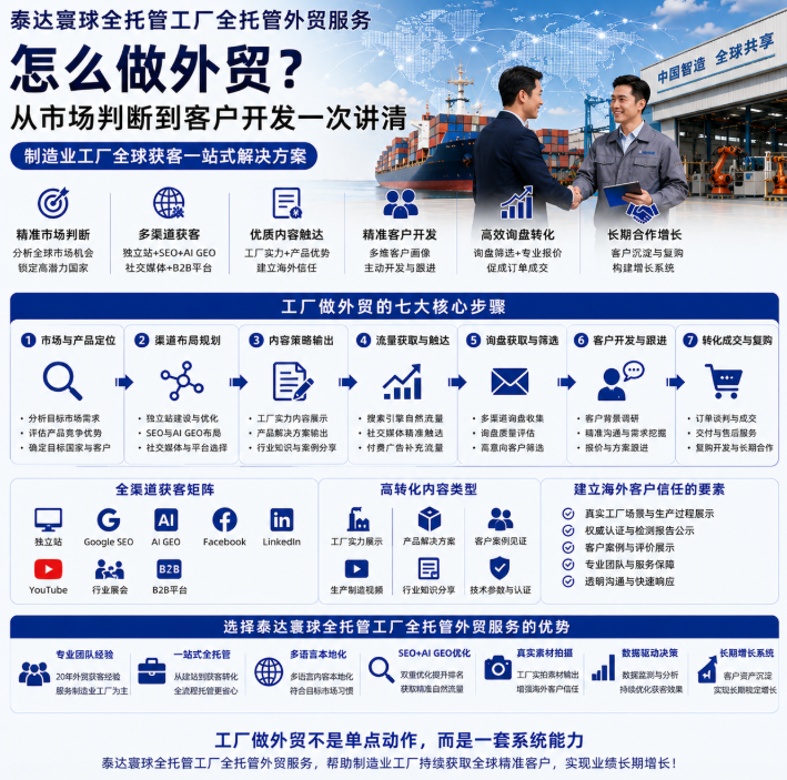 泰达寰球全托管工厂全托管外贸服务怎么做外贸？从市场判断到客户开发一次讲清.png