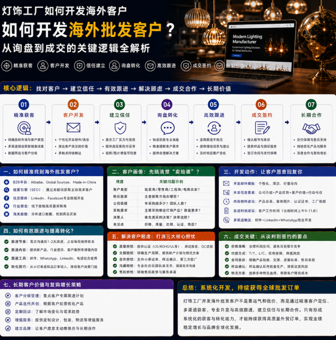 灯饰工厂如何开发海外客户如何开发海外批发客户？从询盘到成交的关键逻辑.png