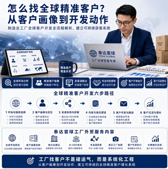 泰达寰球工厂外贸服务内容怎么找全球精准客户？从客户画像到开发动作.png