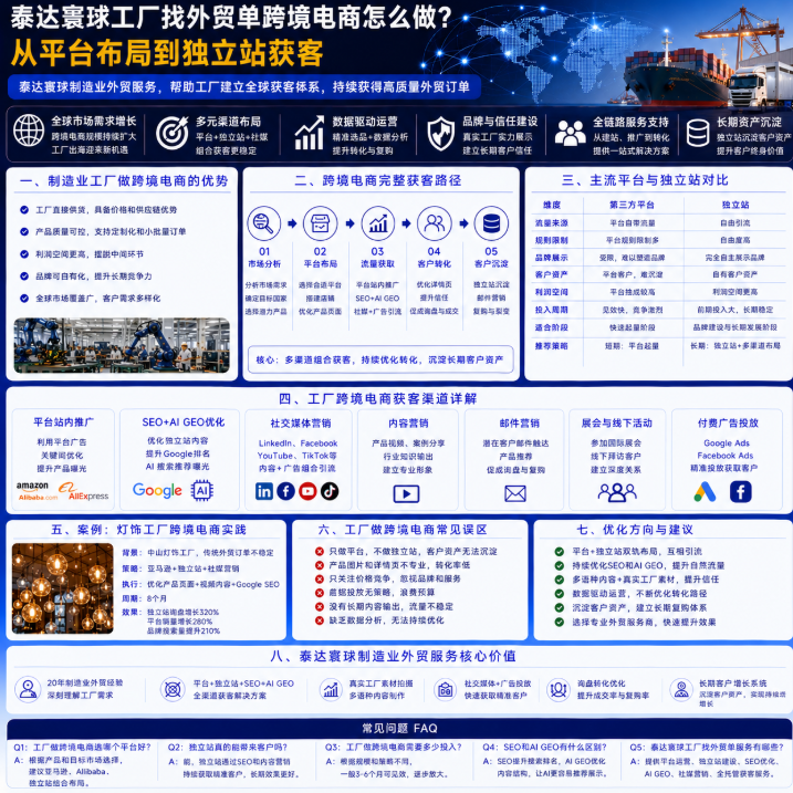 泰达寰球工厂找外贸单跨境电商怎么做？从平台布局到独立站获客.png