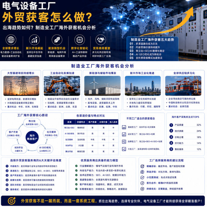电气设备工厂外贸获客怎么做出海趋势如何？制造业工厂海外获客机会分析.png