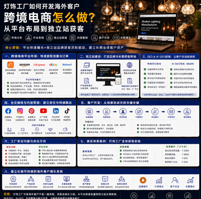灯饰工厂如何开发海外客户跨境电商怎么做？从平台布局到独立站获客.png