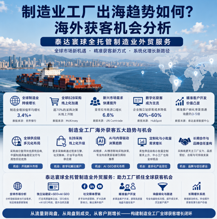 泰达寰球全托管制造业外贸服务出海趋势如何？制造业工厂海外获客机会分析.png