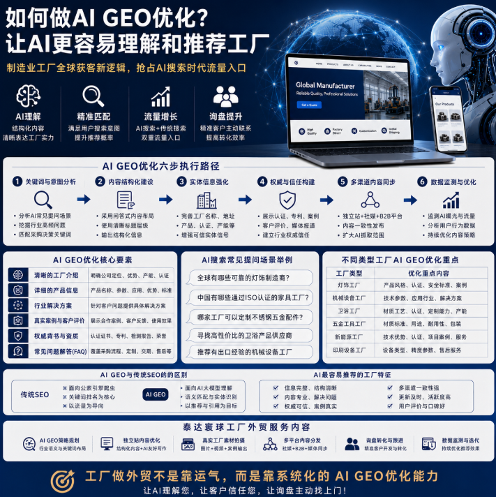 泰达寰球工厂外贸服务内容如何做AI GEO优化？让AI更容易理解和推荐工厂.png
