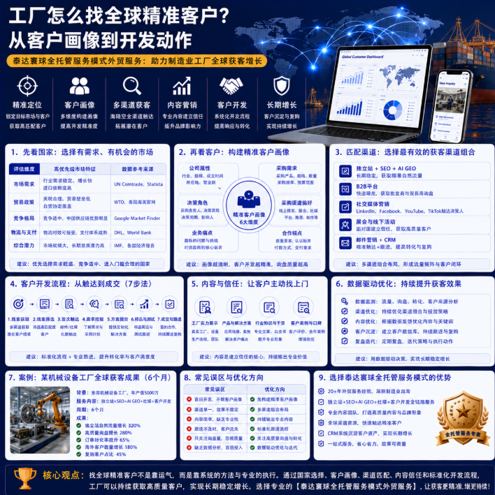 泰达寰球全托管服务模式外贸服务怎么找全球精准客户？从客户画像到开发动作.png