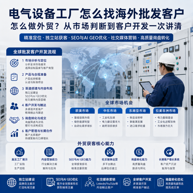 电气设备工厂怎么找海外批发客户怎么做外贸？从市场判断到客户开发一次讲清.png