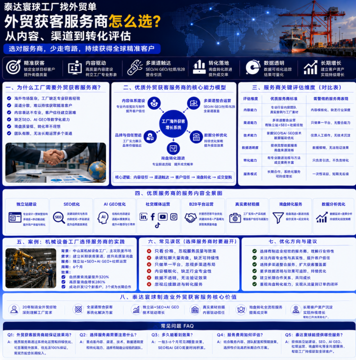 泰达寰球工厂找外贸单外贸获客服务商怎么选？从内容、渠道到转化评估.png