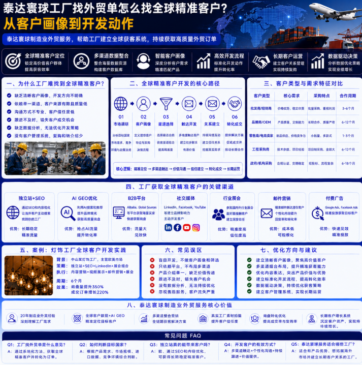 泰达寰球工厂找外贸单怎么找全球精准客户？从客户画像到开发动作.png