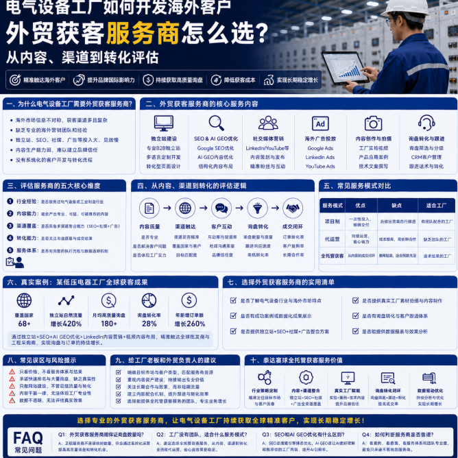电气设备工厂如何开发海外客户外贸获客服务商怎么选？从内容、渠道到转化评估.png