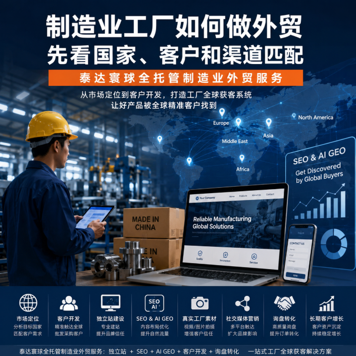 泰达寰球全托管制造业外贸服务怎么做海外市场？先看国家、客户和渠道匹配.png