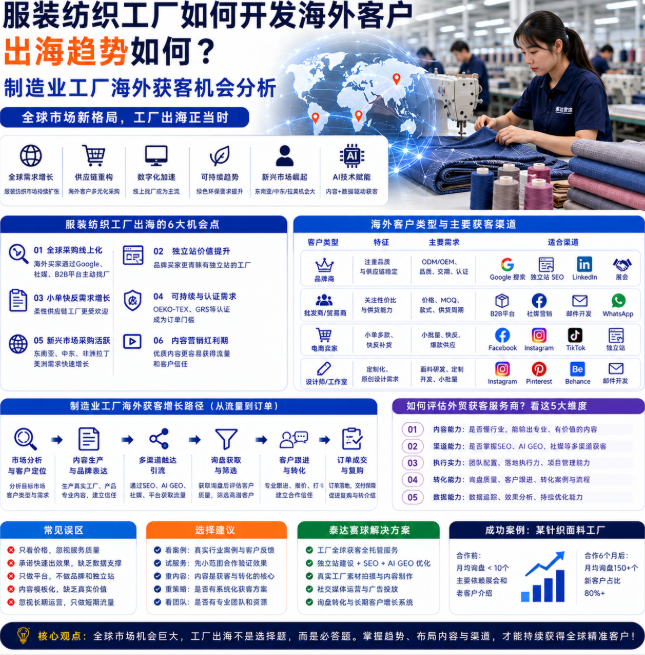 服装纺织工厂如何开发海外客户出海趋势如何？制造业工厂海外获客机会分析.png
