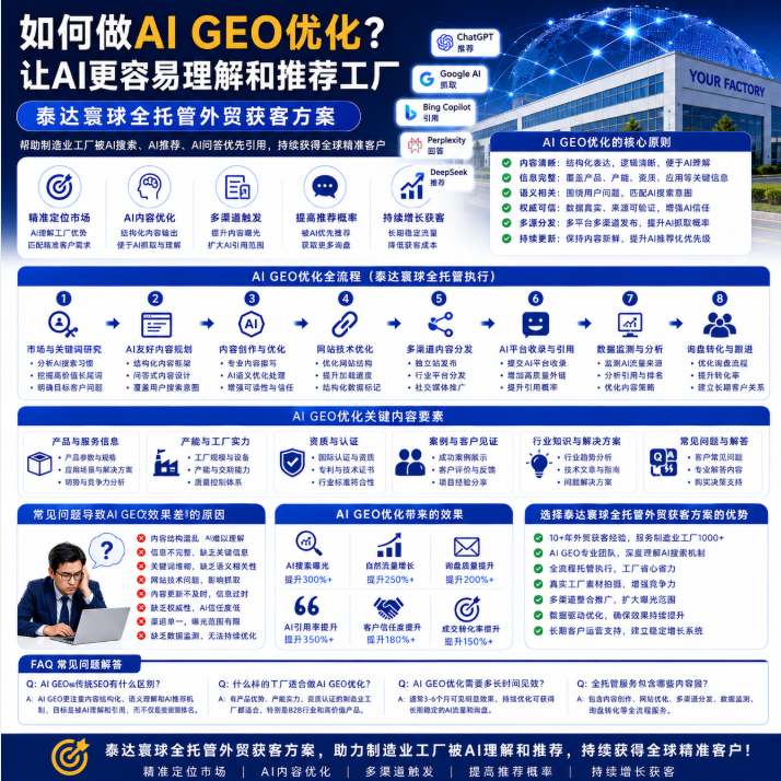 泰达寰球全托管外贸获客方案如何做AI GEO优化？让AI更容易理解和推荐工厂.png