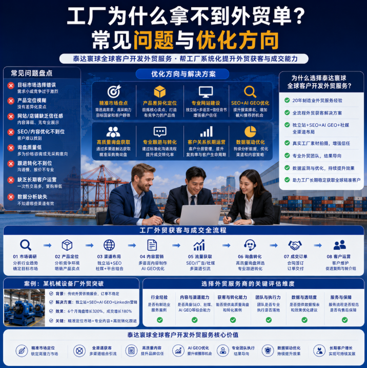 泰达寰球全球客户开发外贸服务为什么拿不到外贸单？常见问题与优化方向.png